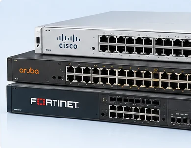 Enterprise network switches and firewalls