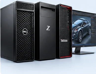 Professional workstation towers